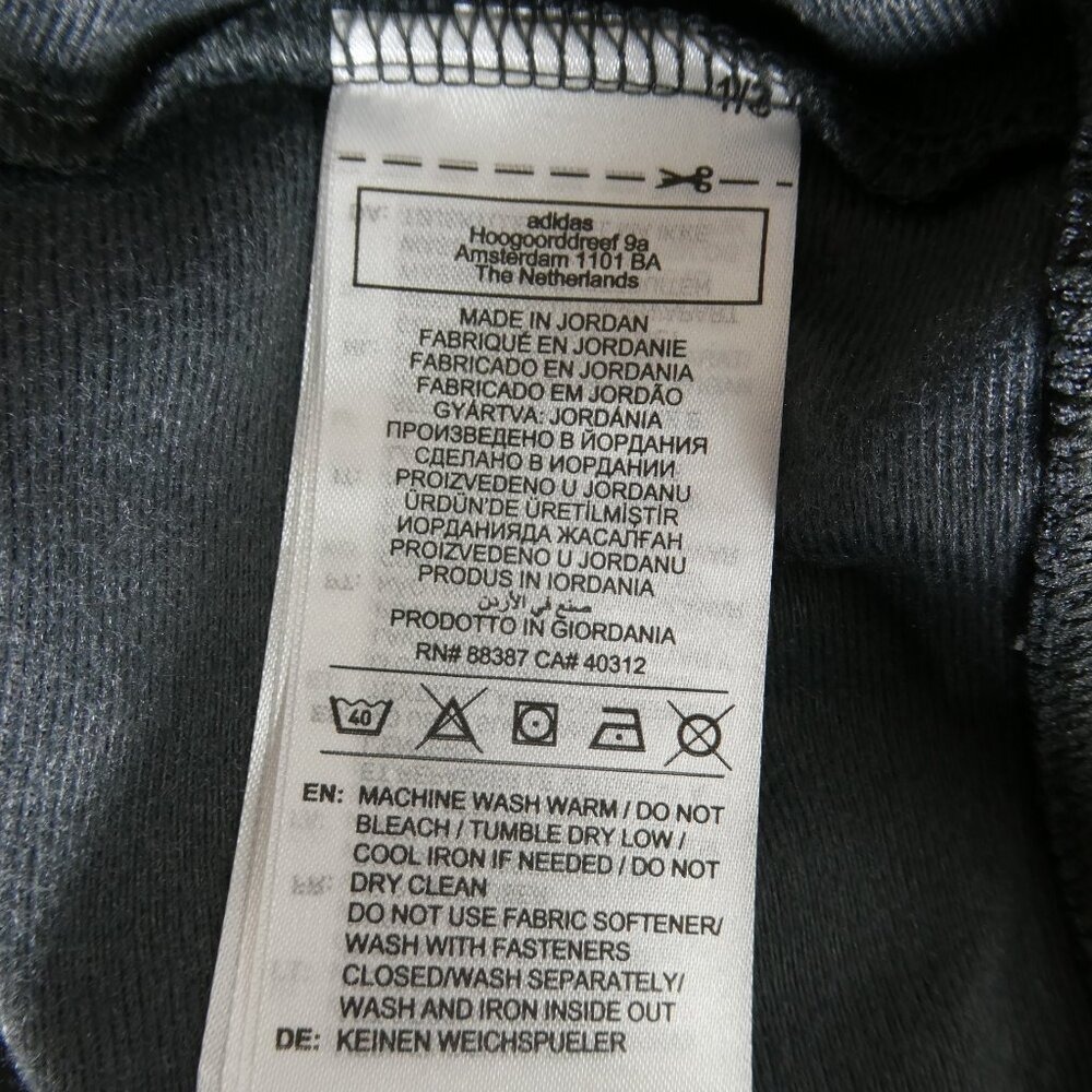 Adidas Men's Track Suit Set Jacket H46103 L / Pants H48431 M Tall DGH Solid Grey - Picture 12 of 16